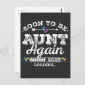 Binnenkort weer tante 2025 aan het laden briefkaart (Voorkant / Achterkant)