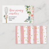 Binnenkort weggedraaid hoeveel Snoepjes Informatiekaartje (Voorkant / Achterkant)