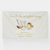 Binnenkort weggevoerd bruidsfeest welkomstbord spandoek (Horizontaal)