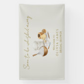 Binnenkort weggevoerd bruidsfeest welkomstbord spandoek (Verticaal)