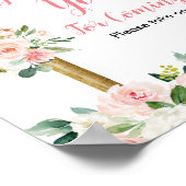 Binnenkort Whisked Bridal Bedankt voor je komst Poster (Hoek)