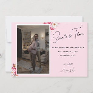 Binnenkort worden drie foto zwangerschap aankondig aankondiging