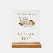 Binnenkort worden weggesleept vrijgezellenfeest ka acryl bord (Voorkant)