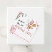 Binnenkort worden weggeslingerd Vrijgezellenfeest  Bedankjes Labels (In situ)