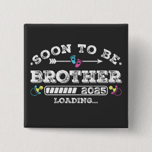 Binnenkort wordt Brother 2025 Loading Square Vierkante Button 5,1 Cm