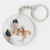 Binnenkort wordt Daddy Zwangerschapsaankondiging B Sleutelhanger (Achterkant)