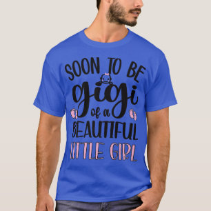 Binnenkort wordt Gigi van een meisje dat nieuwe om T-shirt