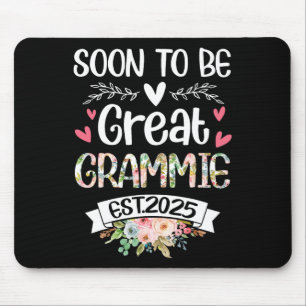 Binnenkort wordt Great Grammie Est 2025 Floral Mot Muismat