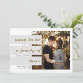 Binnenkort wordt het blok Foto's de Zwangerschap o Aankondiging (Staand voorkant)