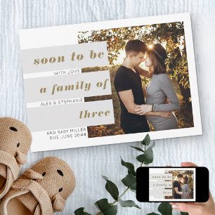 Binnenkort wordt het blok Foto's de Zwangerschap o Aankondiging