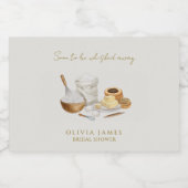 Binnenkort wordt het vrijgezellenfeest weggesleept sparkling wijnetiket (Enkel label)