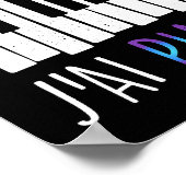 Binnenkort wordt mama aangekondigd Baby Dinosaur F Poster (Hoek)