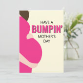 Binnenkort wordt mama Bumping Zwangerschap Moederd (Staand voorkant)