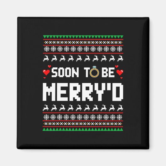 Binnenkort wordt Merry's verloofde kerstpaar Match Magneet (Voorkant)