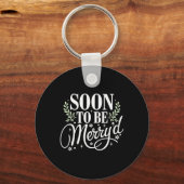 Binnenkort wordt Merry's verloofde kerstpaar Match Sleutelhanger (Voorkant)