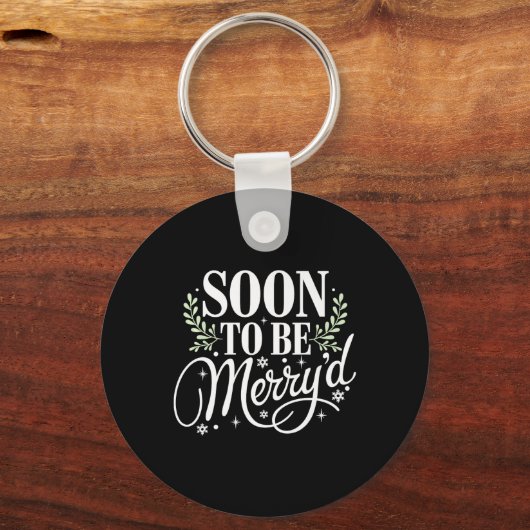 Binnenkort wordt Merry's verloofde kerstpaar Match Sleutelhanger (Voorkant)