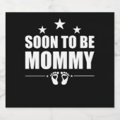 Binnenkort Wordt Moeder Zwangerschapsaankondiging Bier Etiket (Enkel label)