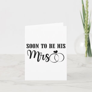 Binnenkort wordt Mr&amp; Mrs. Celebrate The Bride  Kaart
