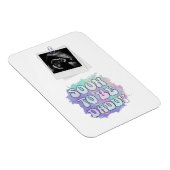 Binnenkort wordt papa grappig nieuw papa Shirt Magneet (Rechterzijde)