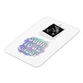 Binnenkort wordt papa grappig nieuw papa Shirt Magneet (Linkerzijde)