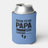 Binnenkort wordt Papa zwangerschapsaankondiging Blikjeskoeler (Blikje Voorkant)