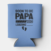 Binnenkort wordt Papa zwangerschapsaankondiging Blikjeskoeler (Voorkant)