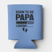 Binnenkort wordt Papa zwangerschapsaankondiging Blikjeskoeler (Achterkant)