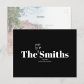 Binnenkort wordt Smiths Foto Bewaar de datum Aankondigingskaart (Voorkant / Achterkant)