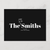 Binnenkort wordt Smiths Foto Bewaar de datum Aankondigingskaart (Voorkant)