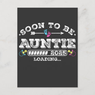 Binnenkort wordt tante 2025 geladen briefkaart