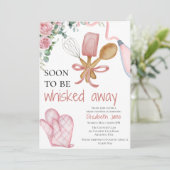 Binnenkort wordt weggesleept bruids douche uitnodi kaart (Staand voorkant)