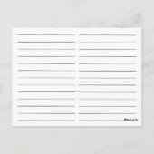 Binnenkort wordt weggeslingerd Recept Kaart (Achterkant)