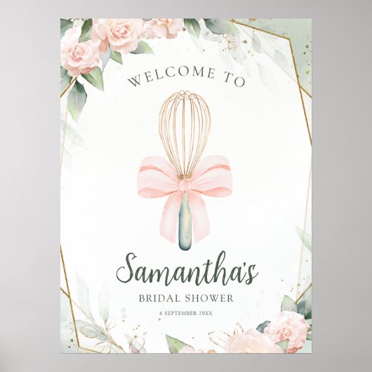 Binnenkort wordt Whisked Away Bloemen Vrijgezellen Poster (Voorkant)