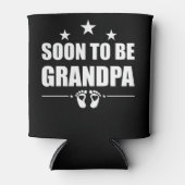 Binnenkort zal opa grootvader Zwangerschap Aankond Blikjeskoeler (Voorkant)