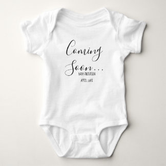 Binnenkort | Zwangerschapsaankondiging baby romper