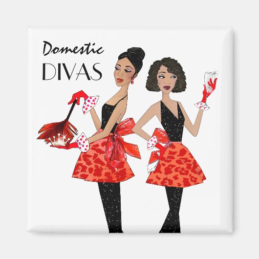 Binnenland Divas Magnet (Voorkant)