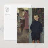 Binnenland met Vrouwen en een Kind Briefkaart (Voorkant / Achterkant)