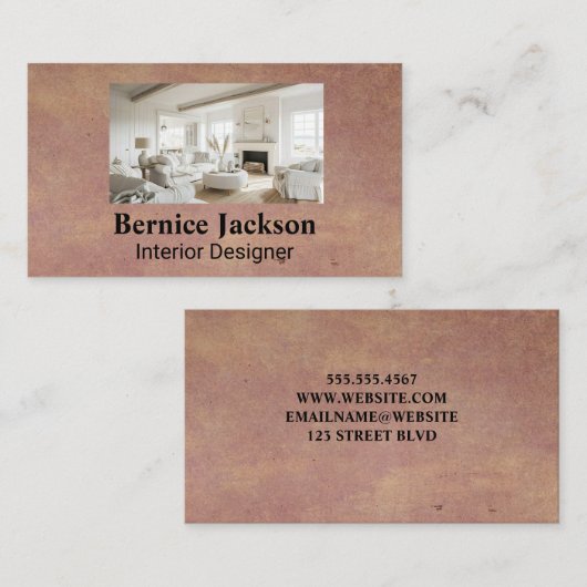 Binnenland | Modern Visitekaartje (Voorkant / Achterkant)