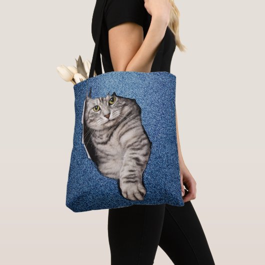 Binnenland Tabby- kitten Tote Bag (Dichtbij)