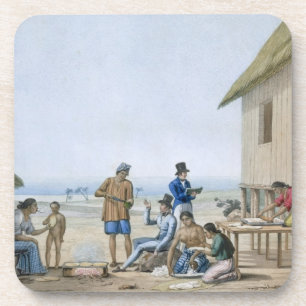 Binnenlandse beroepen, Agagna, Guam, Filipijnen, f Bier Onderzetter