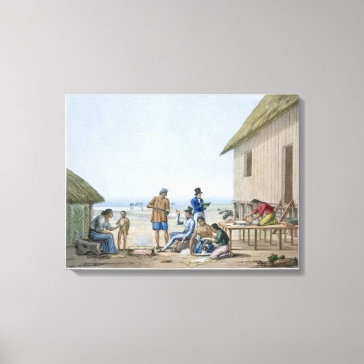 Binnenlandse beroepen, Agagna, Guam, Filipijnen, f Canvas Afdruk (Voorkant)