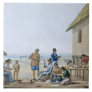 Binnenlandse beroepen, Agagna, Guam, Filipijnen, f Tegeltje