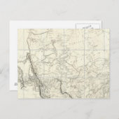 Binnenlandse delen van Noord-Amerika Briefkaart (Voorkant / Achterkant)