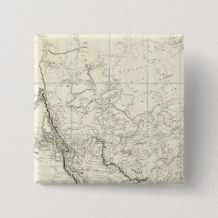 Binnenlandse delen van Noord-Amerika Vierkante Button 5,1 Cm
