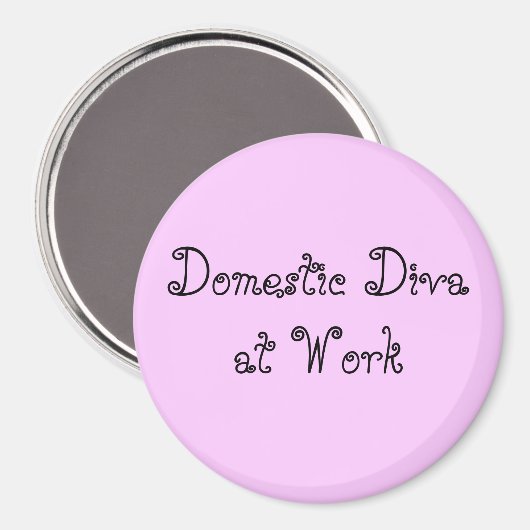 Binnenlandse Diva op het werk Magneet (Voorkant / Achterkant)
