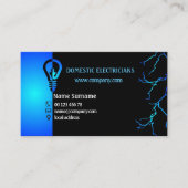 Binnenlandse elektriciens visitekaartje (Voorkant)