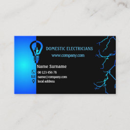 Binnenlandse elektriciens visitekaartje