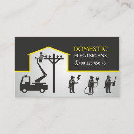 Binnenlandse elektriciens visitekaartje