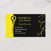 Binnenlandse elektriciens visitekaartje (Voorkant)