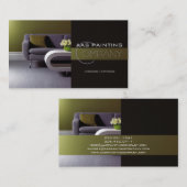 Binnenlandse, externe ontwerper visitekaartje (Voorkant / Achterkant)